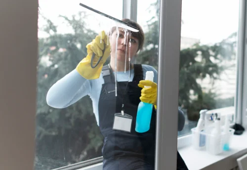 Nettoyage de vitres intérieures et extérieures à Feneu